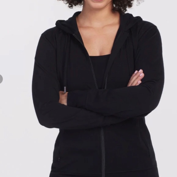 Woolx Ryann Merino Hoodie Small Gray - Picture 4 of 5